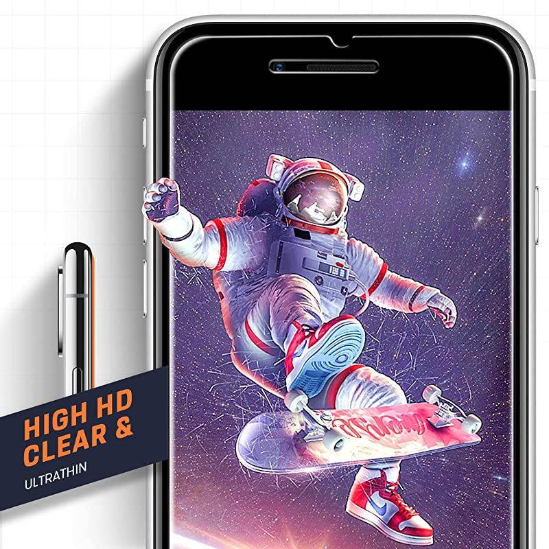 3Pack  Compatible with iPhone SE Screen Protector 2020 Tempered Glass Screen Protector for iPhone 87 and iPhone 6 6s with EasyInstallation Tool47 inch