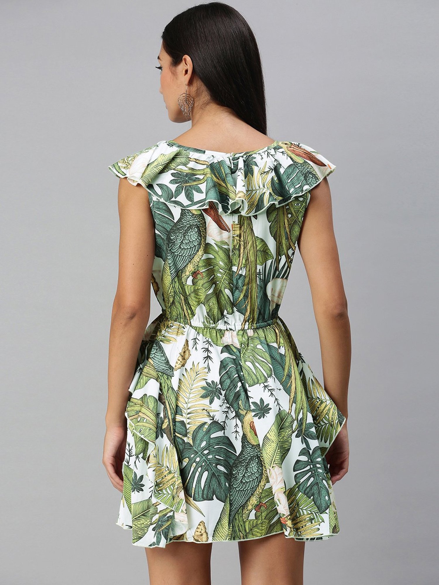 Belle Fille Black Floral Print Jumpsuit