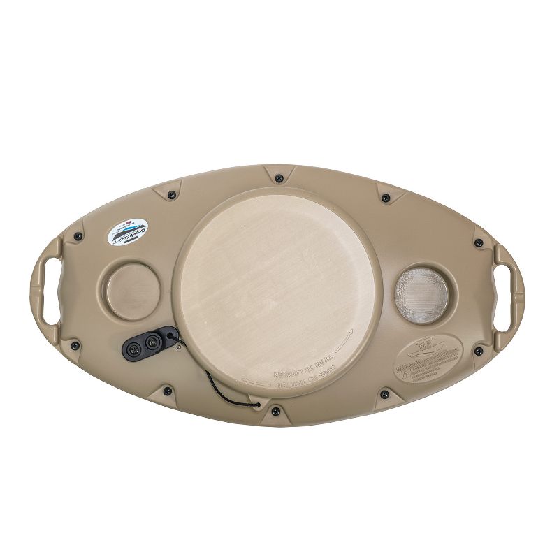 CreekKooler CKP168 PuP Portable Waterproof Floating Insulated 15 Quart Kayak Water Sport Drink Beverage Ice Chest Cooler, Tan