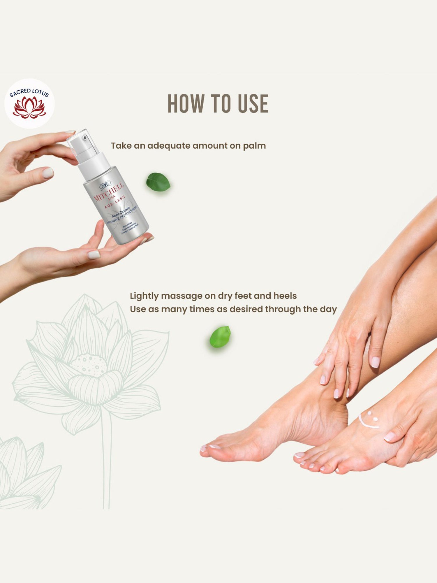 The Hade Calendula Foot Cream - 50 gm