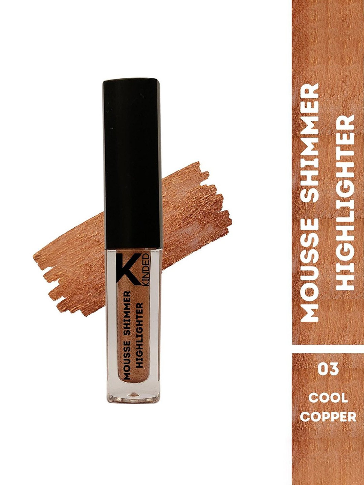KINDED Mousse Shimmer Highlighter 03 Cool Copper - 3 ml