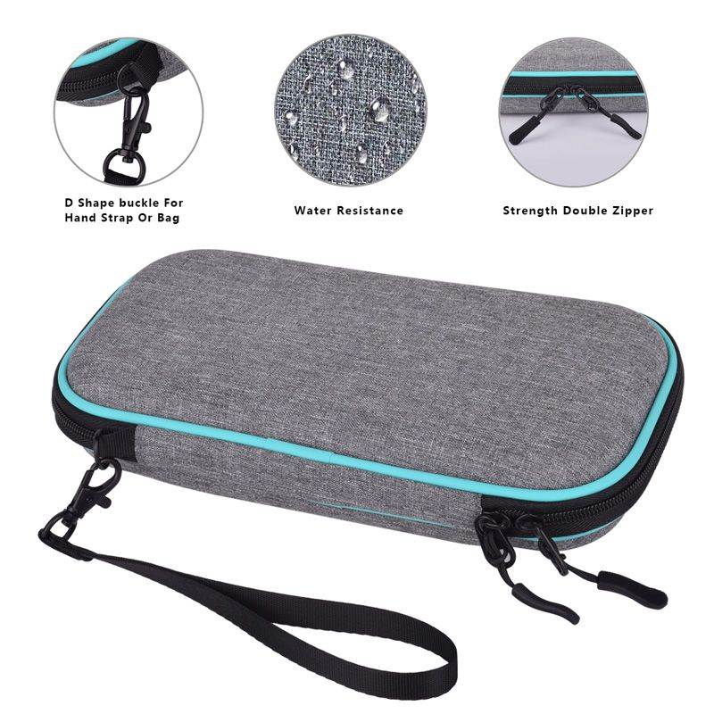 Carrying Case for Nintendo Switch Lite-Portable Hard Shell Travel Carrying Bag with Screen Protector Screen Cleaning Cloth Cover with storage for Switch Lite Console & Accessories & Game Cards