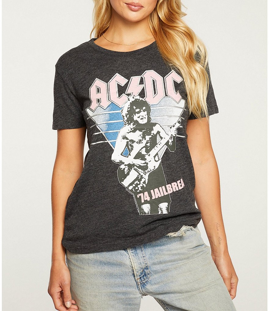Chaser Knit ACDC Short Sleeve Tee