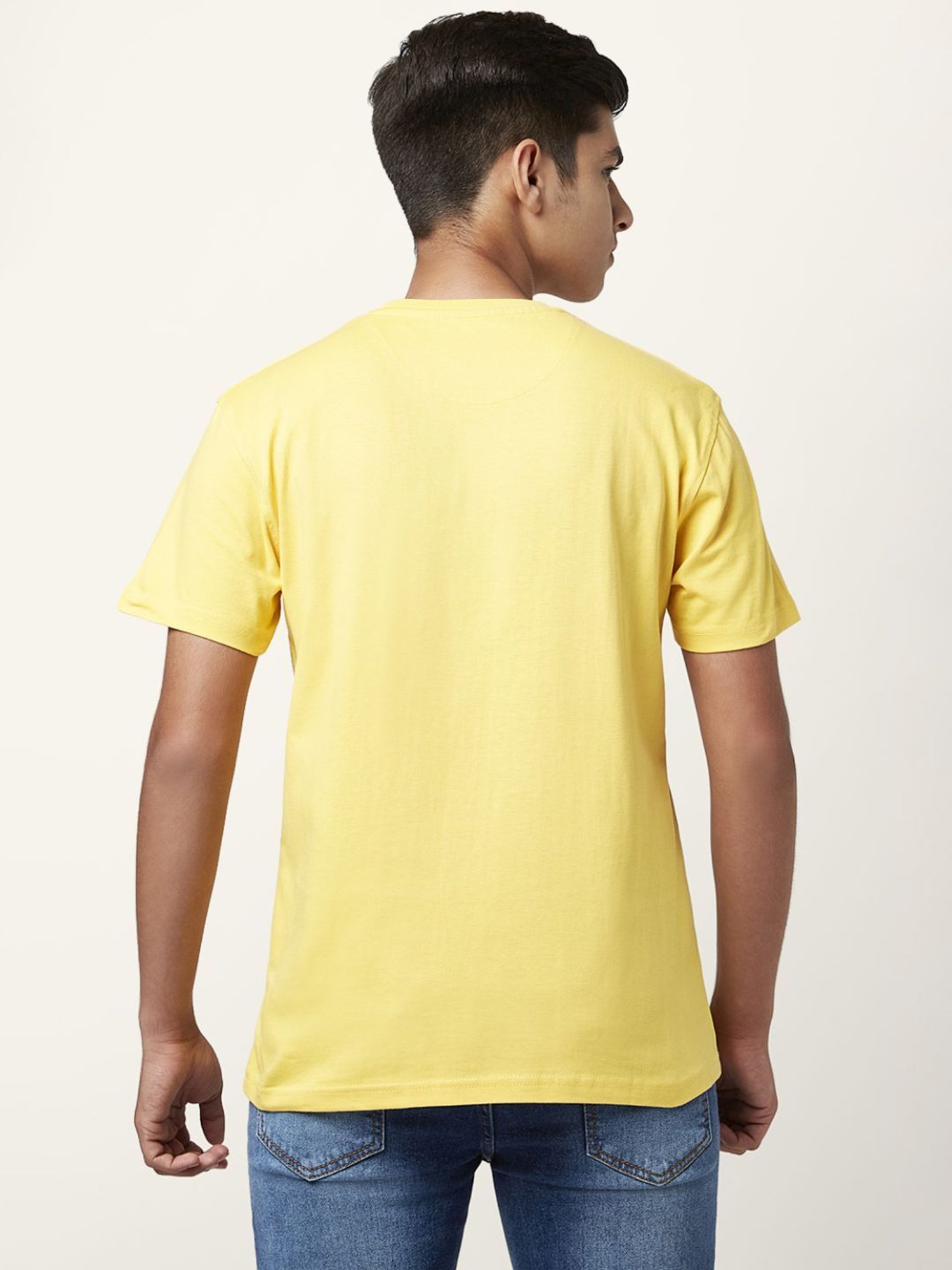 Coolsters by Pantaloons Boys Yellow Cotton Printed T-Shirt