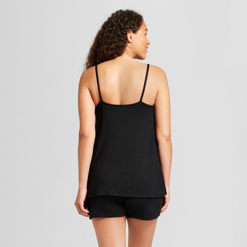 Women's Satin Cami and Shorts Pajama Set - Colsie™ Pink M