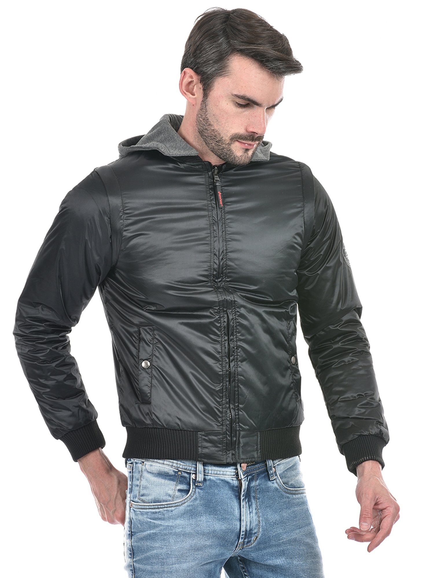 Lawman Pg3 Black & Olive Regular Fit Reversible Jacket