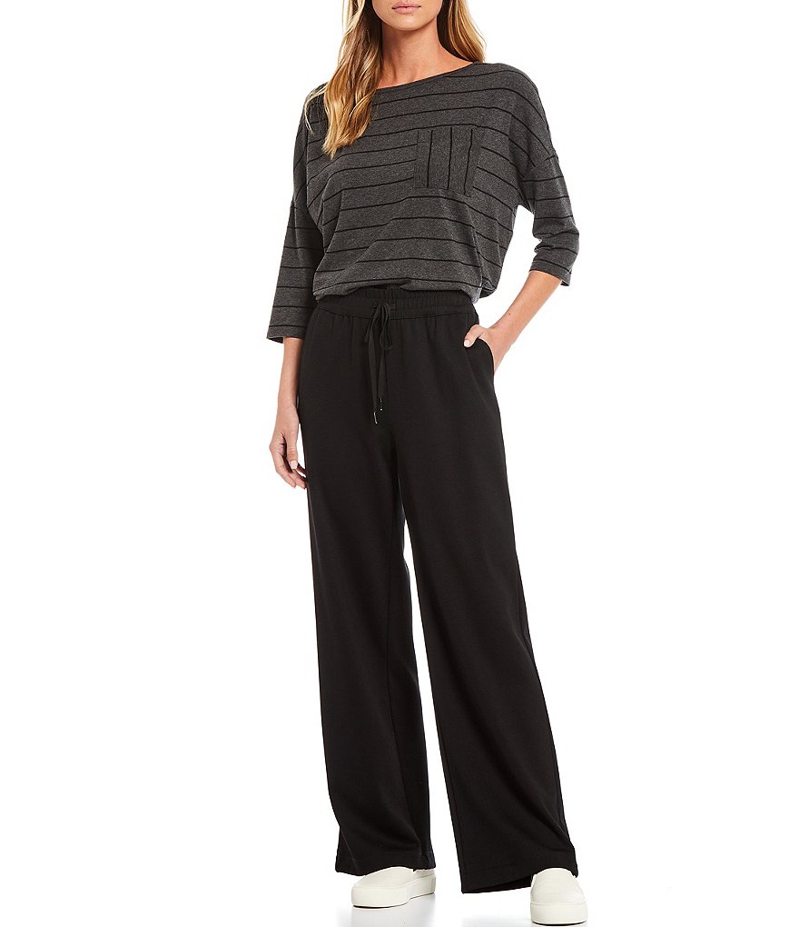 Westbound the ANYWHERE Mid Rise Knit Pique Drawstring Pants