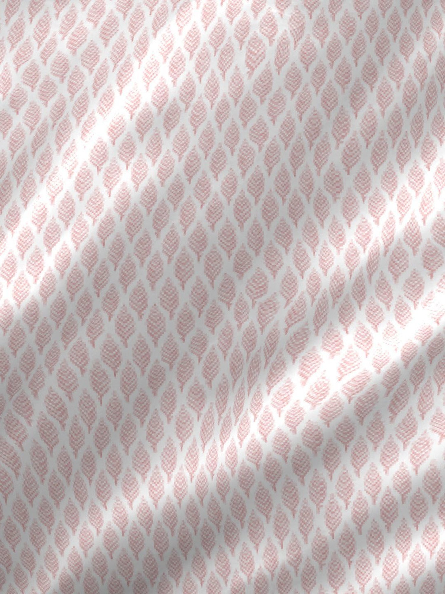 Boutique Living Amethyst Geometric Light Pink 300 TC Cotton King Bed Sheet with 2 Pillow Covers