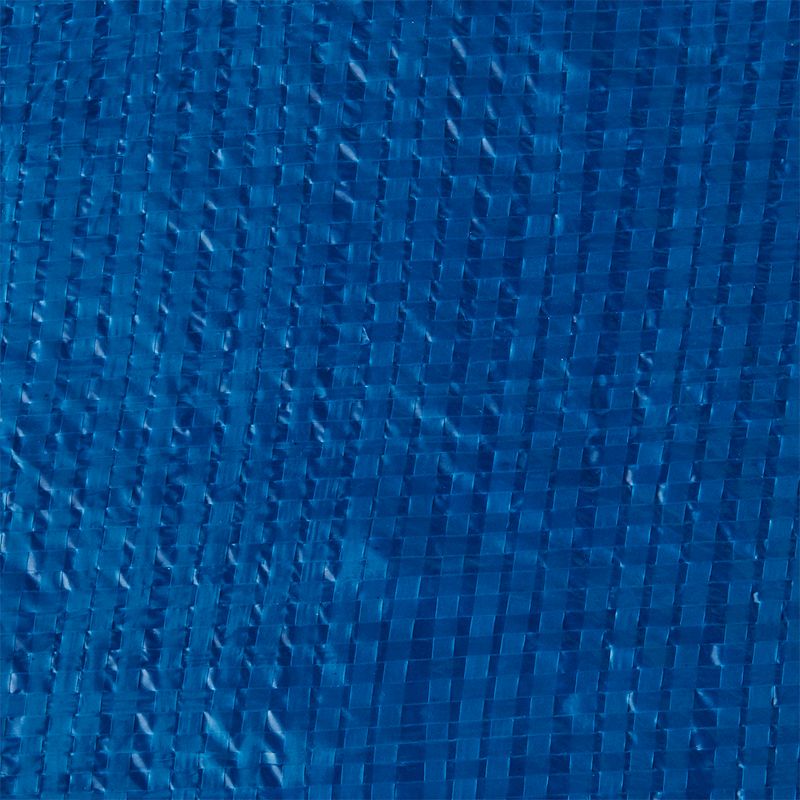 Bestway 58032E 8 Foot Round PVC Debris and Leaves Pool Cover with Drain Holes for Above Ground Fast Set Swimming Pools, Blue