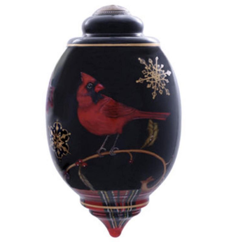 NeQwa 6" Ne'Qwa "Holiday Joy" Hand-Painted Glass Christmas Ornament #7141125