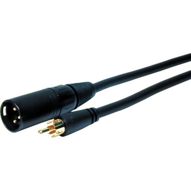 COMPREHENSIVE CABLE 6FT XLR TO RCA MALE CABL