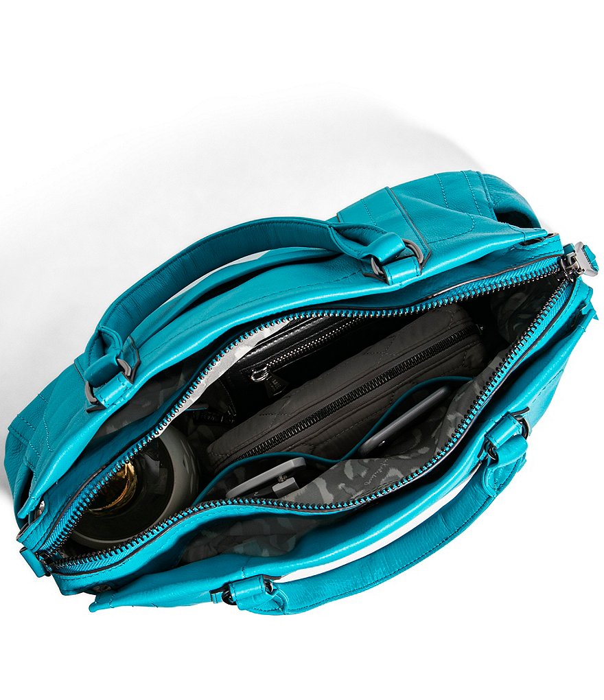 Aimee Kestenberg Zip Me Up Triple Entry Satchel Bag