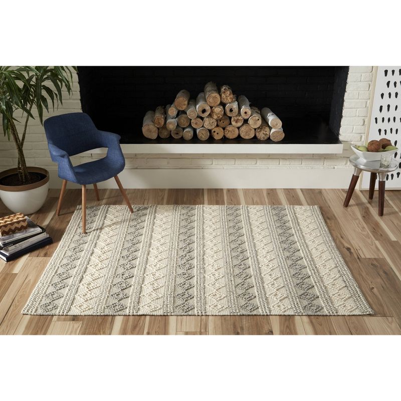 5'x7' Andes Nailah Area Rug Ivory - Momeni