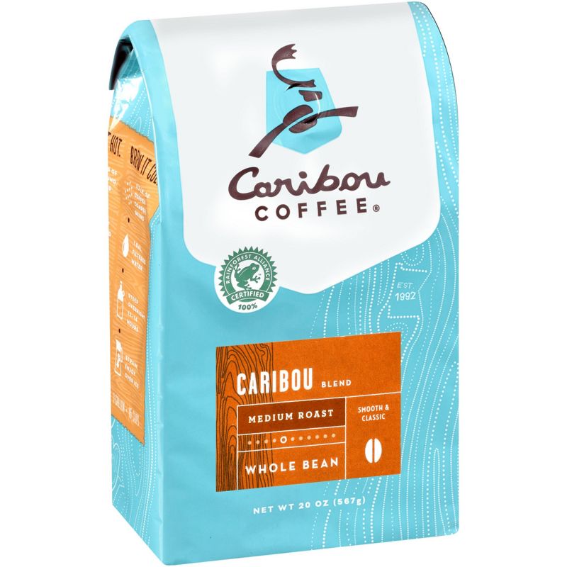 Caribou Coffee Caribou Blend Medium Roast Whole Bean - 20oz