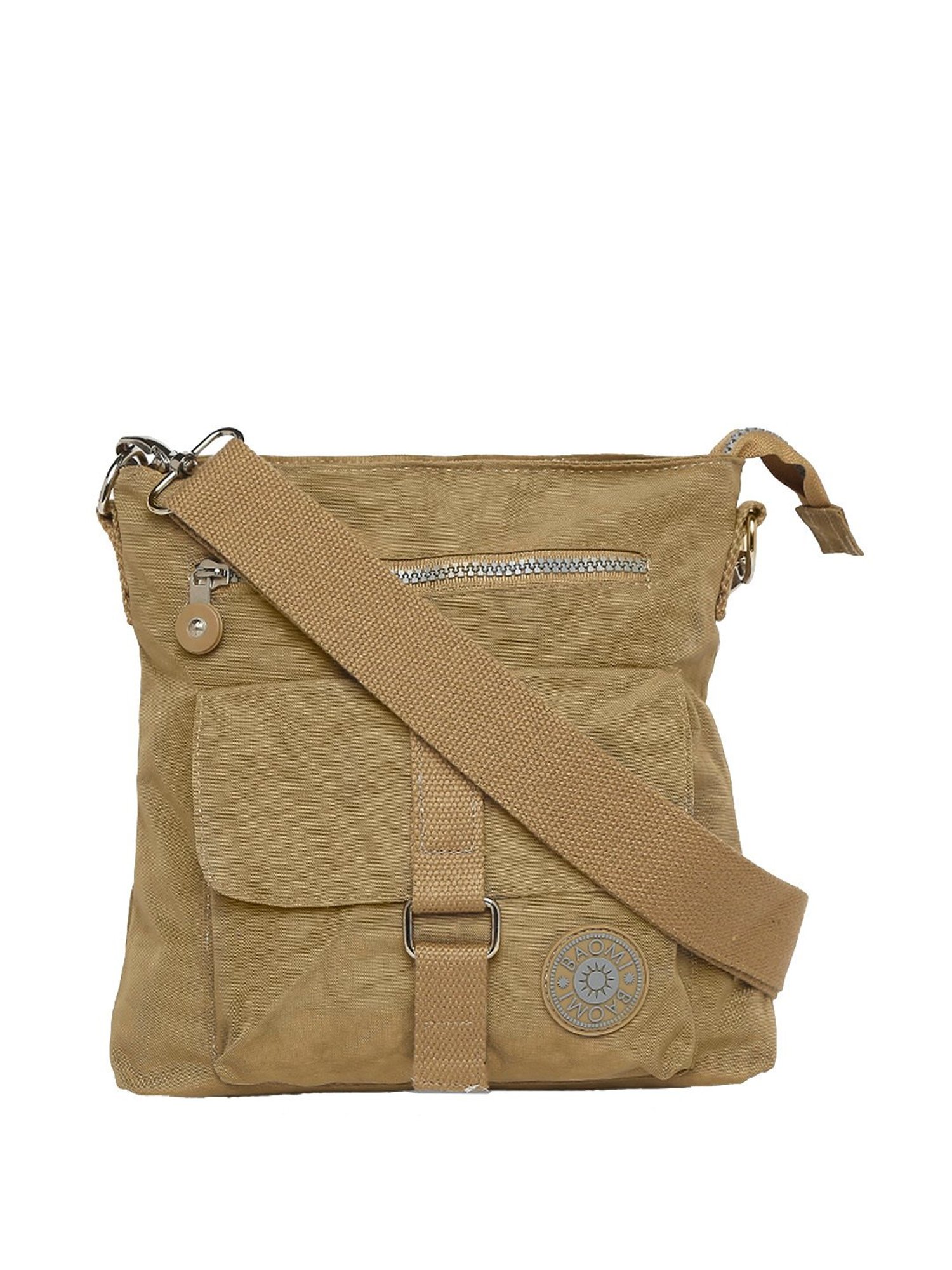 HiLEDER Brown Solid Medium Cross Body Bag