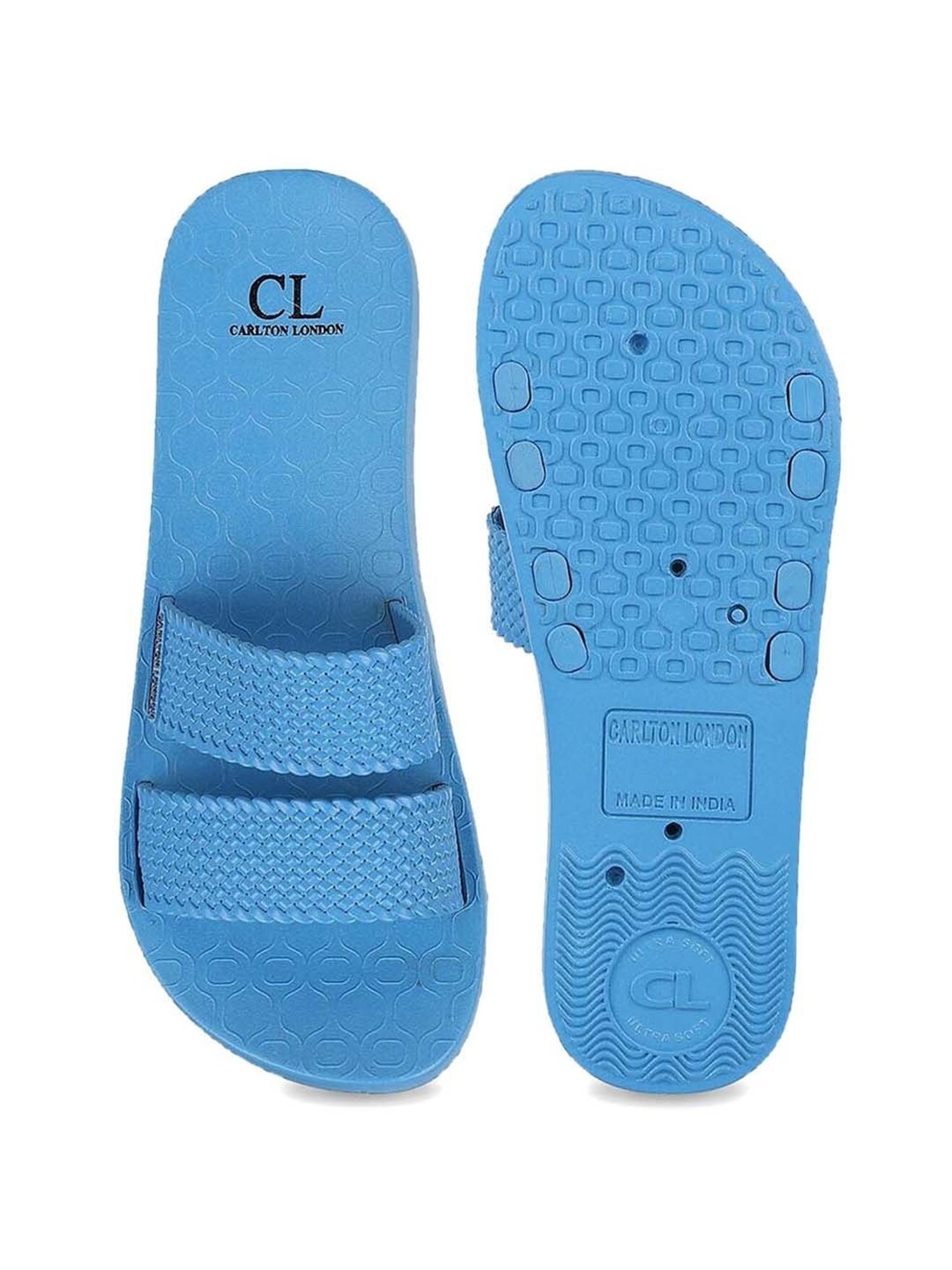 Carlton London Women's Blue Slides