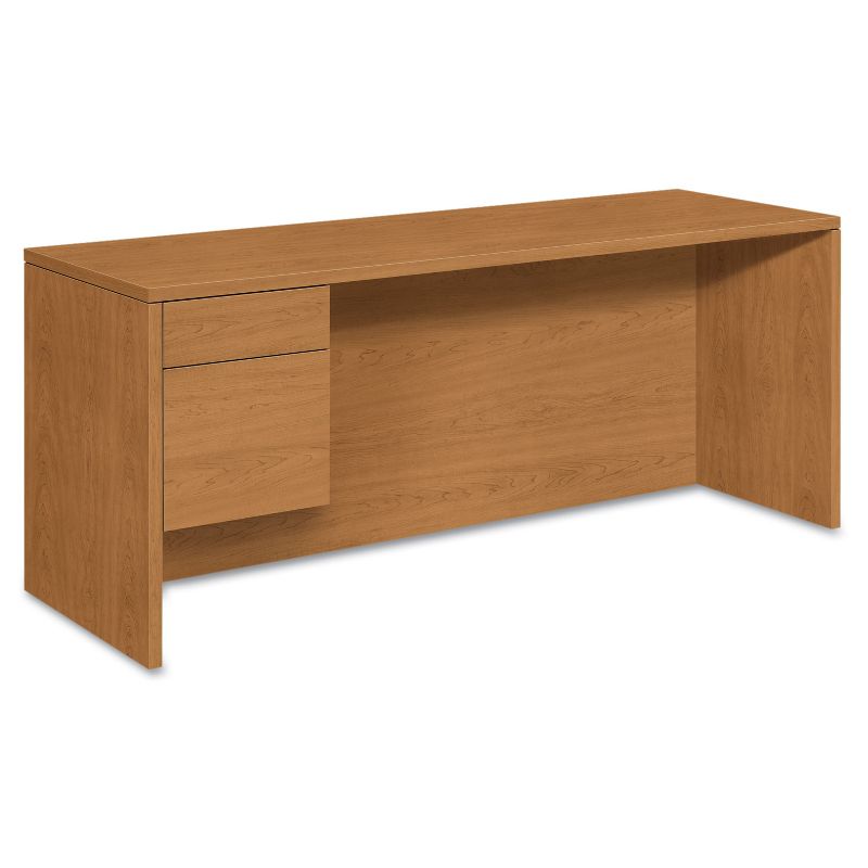HON 10500 Series 3/4-Height Left Pedestal Credenza 72w x 24d x 29-1/2h Harvest 10546LCC