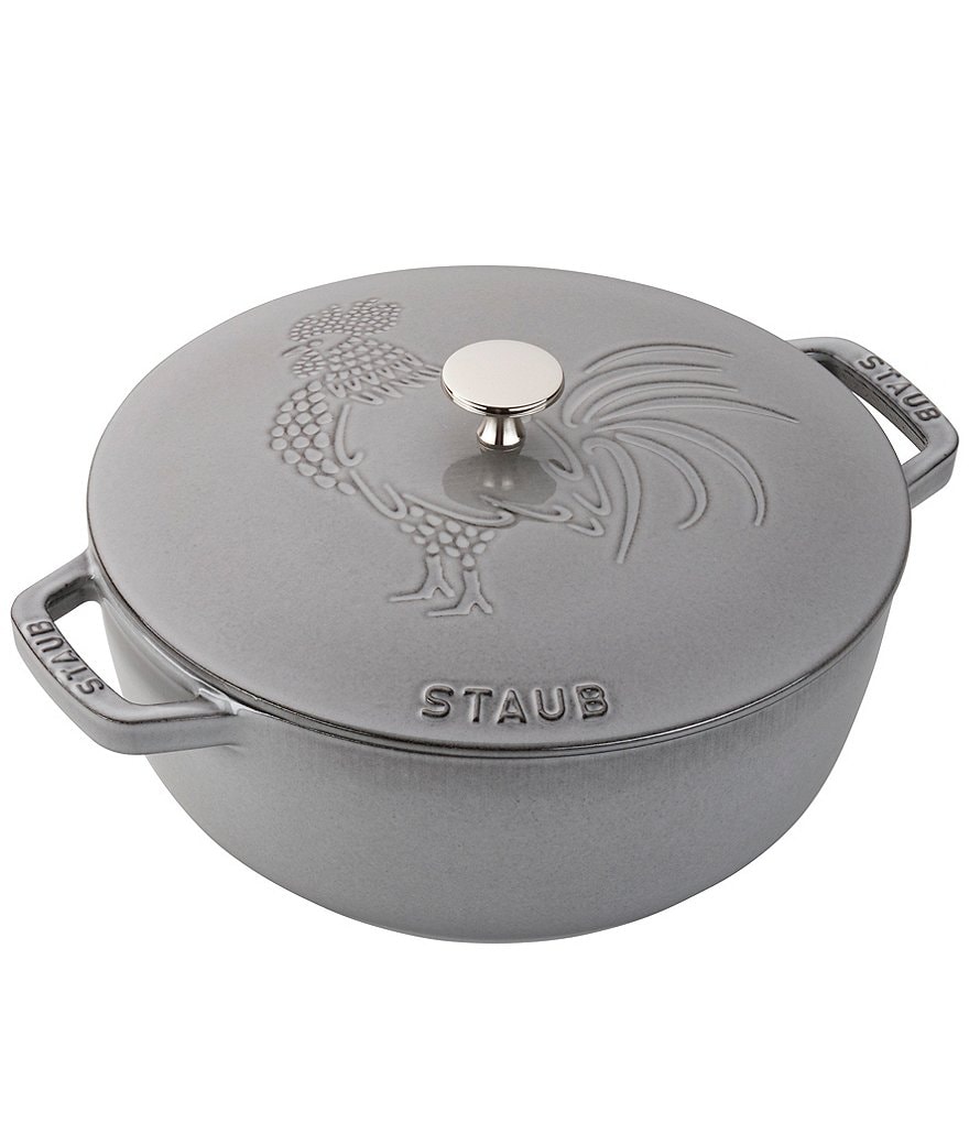 Staub Cast Iron 3.75qt Essential Dutch Oven with Rooster Lid