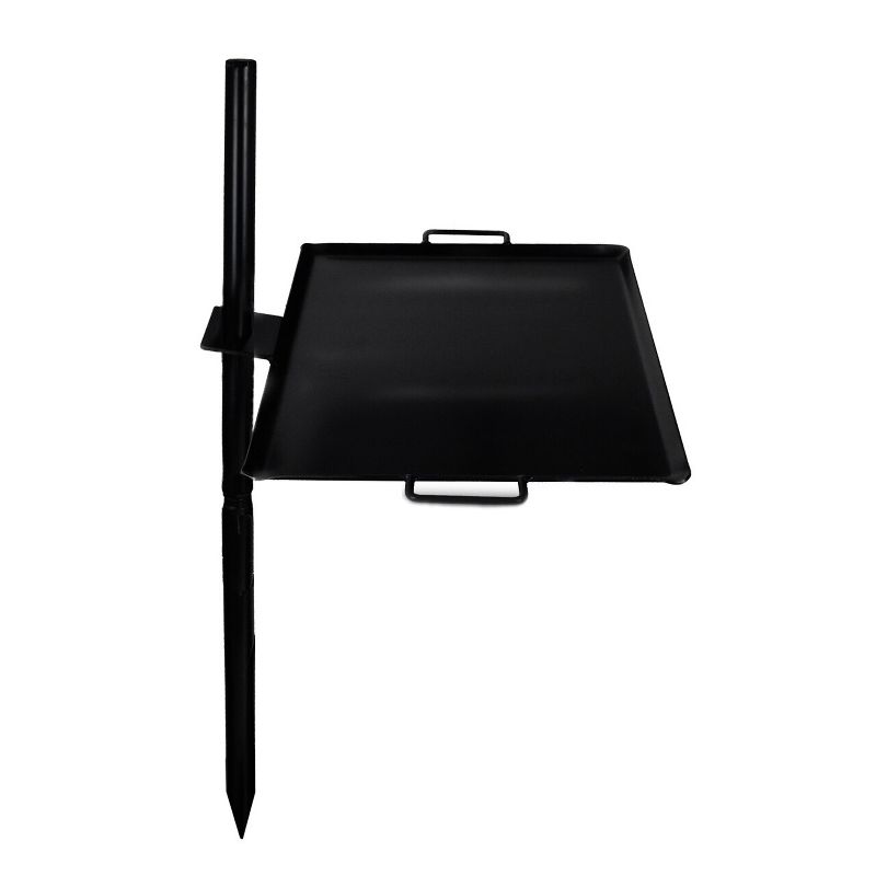 CanCooker GGS1332 GameMaker Heavy Duty Grill Open Fire Camping Outdoor Backyard Gravity Grill Griddle, Black