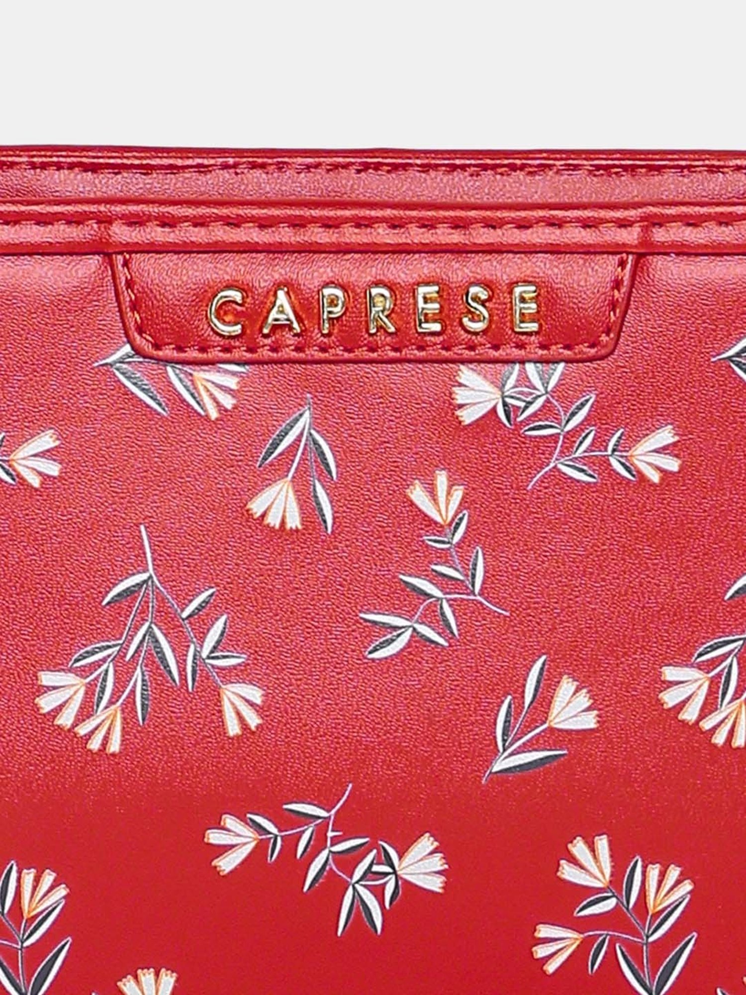 Caprese MERIDA Red Floral Small Sling Handbag