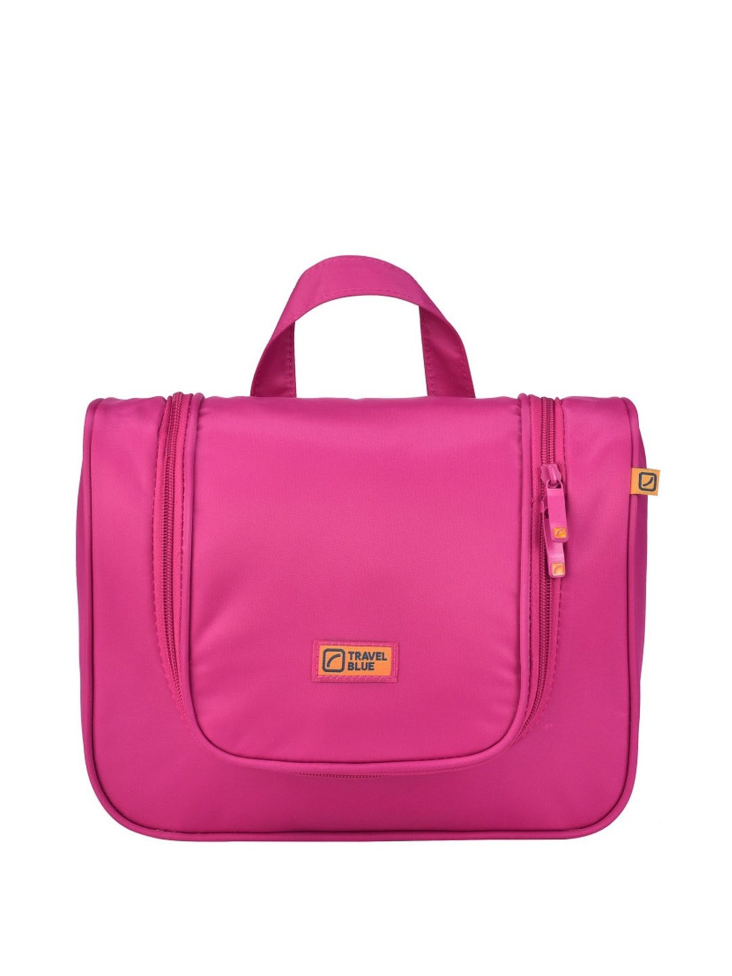 Travel Blue Pink Solid Toiletry Pouch