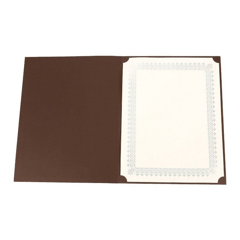 Best Paper Greetings 12-Pack Brown Certificate Holders Cover for 11 x 8.5 Diploma Letter Award Document