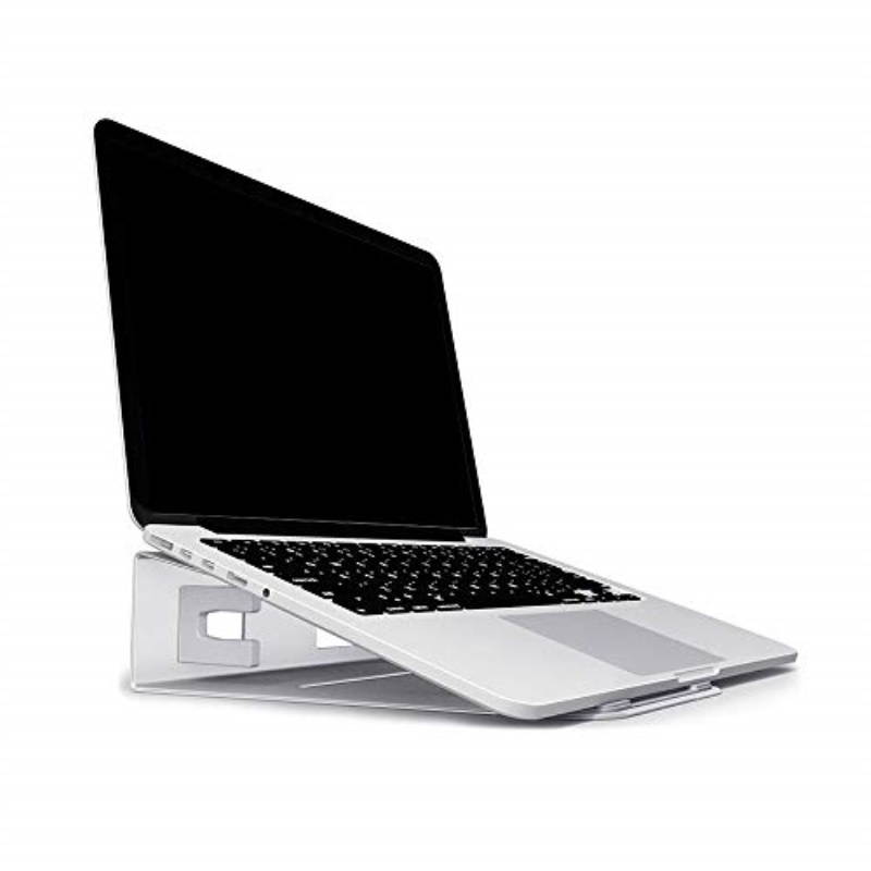 Baseltek Aluminum Laptop Elevator Cooling Platform Stand for Macbook Air Pro and iPad