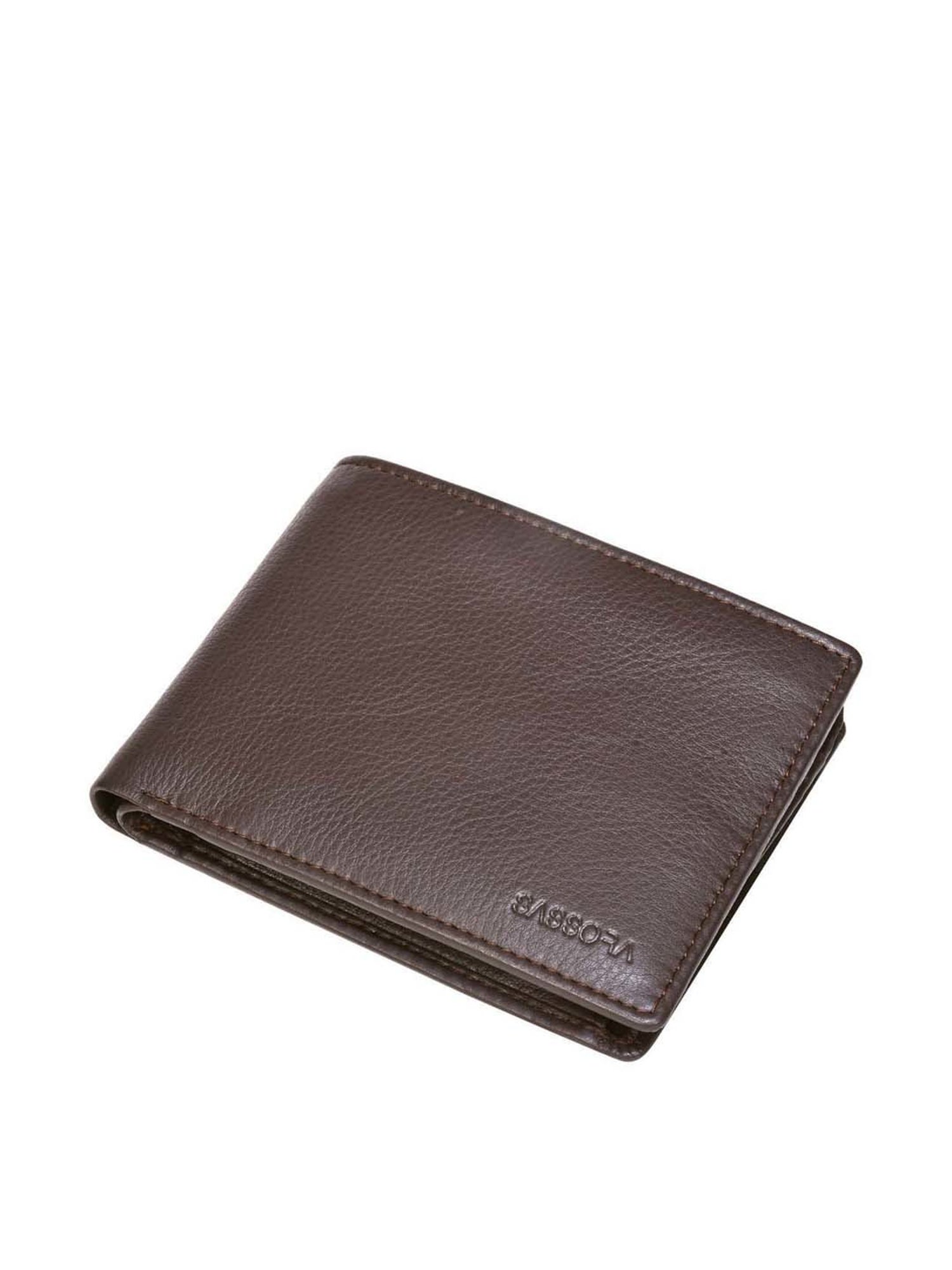 THE HOLISTIK Revival Black & Maroon Casual Leather Bi-Fold Wallet for Men