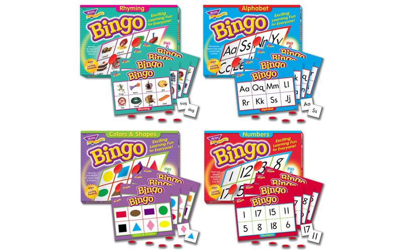 Trend Enterprises Bingo Games - Set of 4