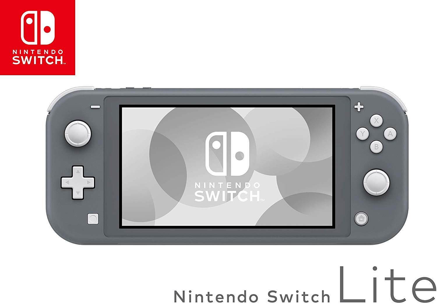 Nintendo Switch Lite Gray With Power Cord