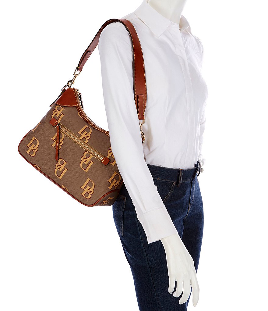 Dooney & Bourke Signature Monogrammed Collection Hobo Bag