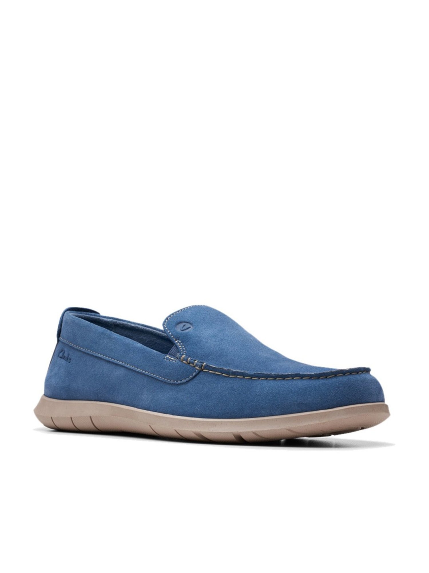 Clarks Men's Flexway Step Blue Loafers