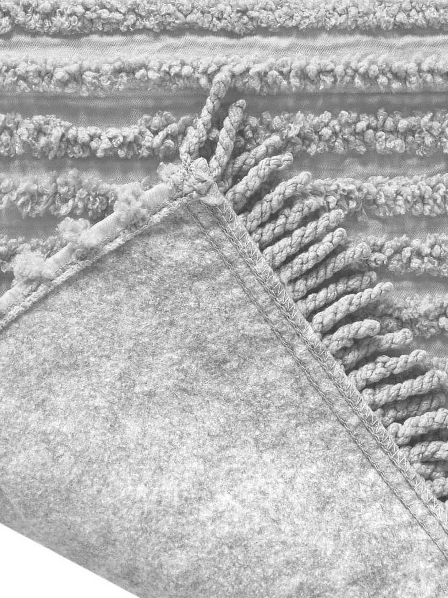 Saral Home Easy Living Lt.Grey Microfiber Axis Sofa Cover Set