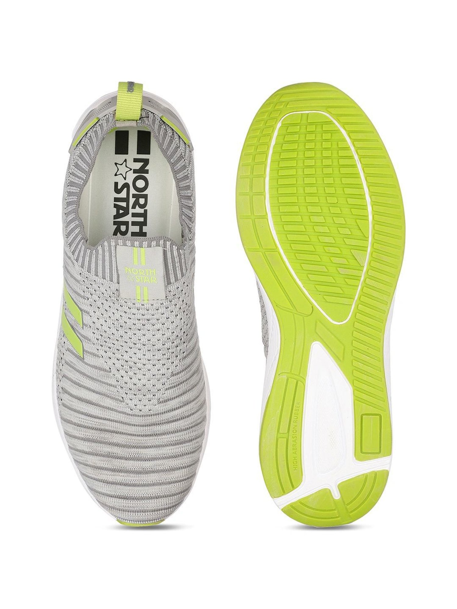 North Star by Bata Men's PROST Grey Walking Shoes