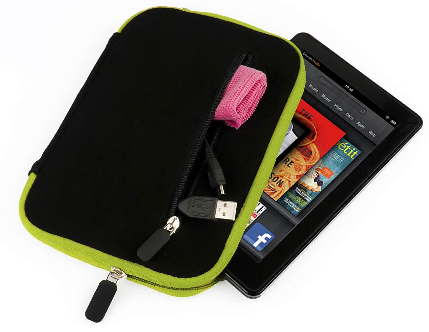 Protective Micofiber Carrying Green Sleeve 8.5" LG/Samsung / Sony/Xiaomi Tablets