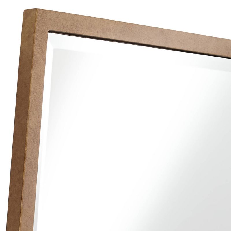 Noble Park Ayva Gold 28" x 47" Hexagon Wall Mirror