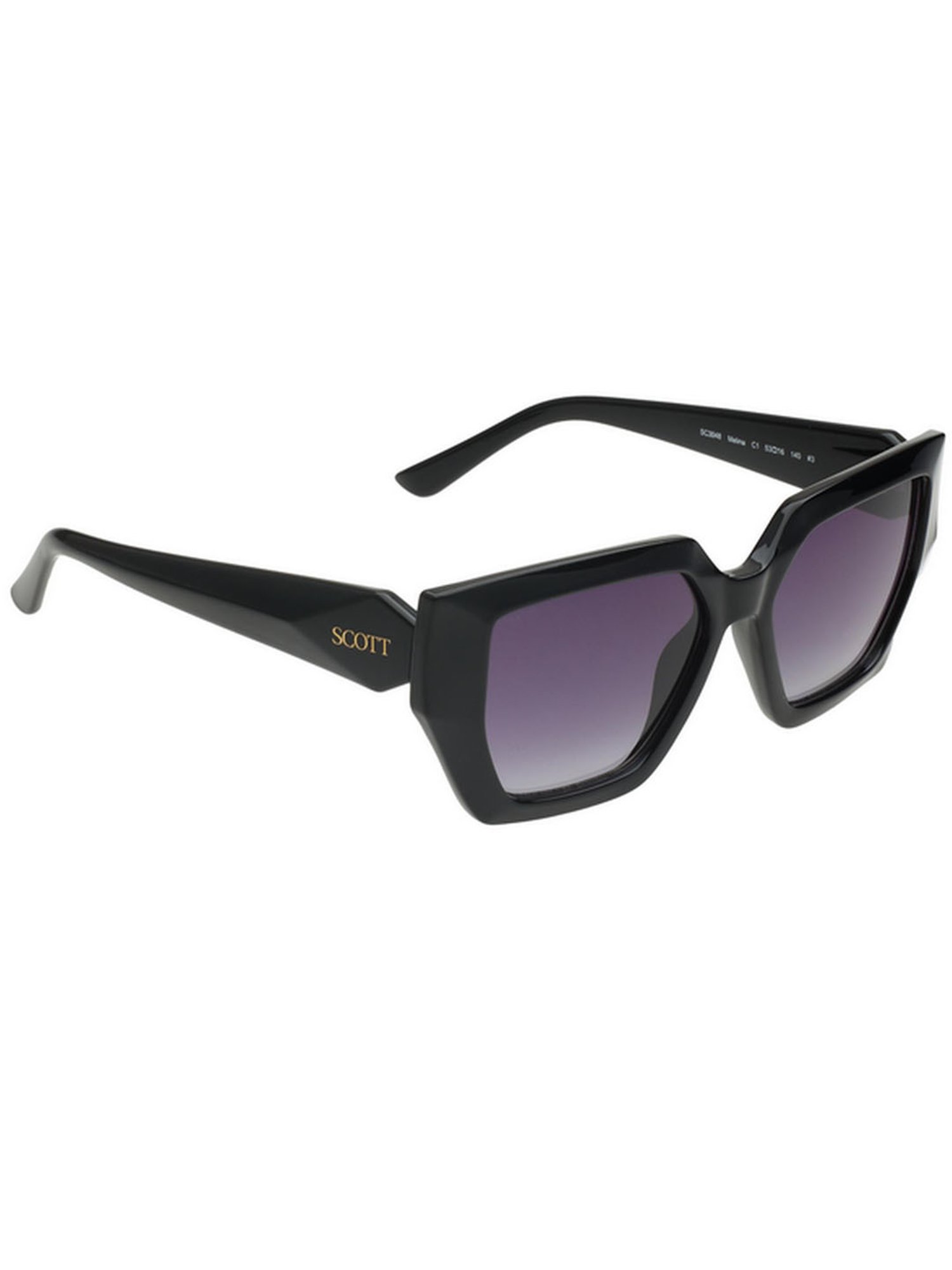 SCOTT Grey Square UV Protection Sunglasses for Women