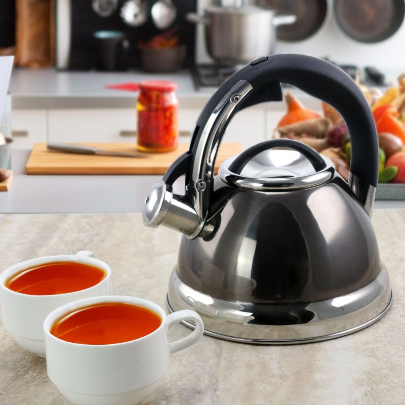 Bonjour Round Glass Teapot with Flavor Lock Infuser (34 oz)