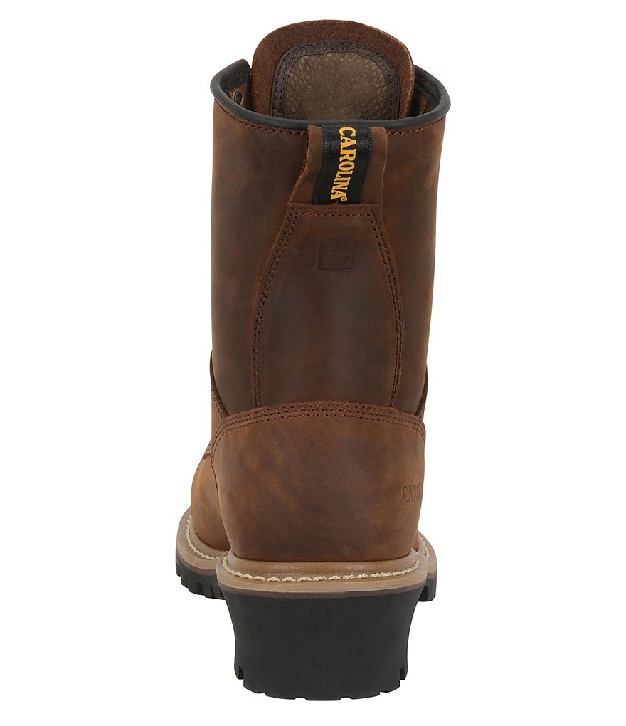 Carolina Men's Elm 8#double; Waterproof Steel Toe Logger Work Boots