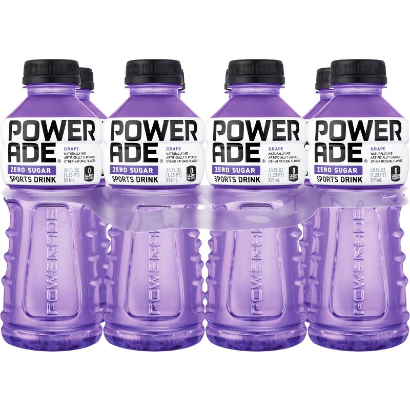 POWERADE Zero Grape Sports Drink - 8pk/20 fl oz Bottles