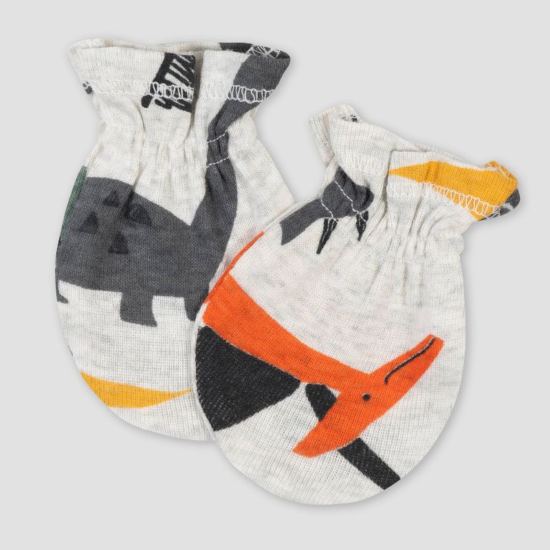 Gerber Baby Boys' 3pk Dino Mittens - Purple