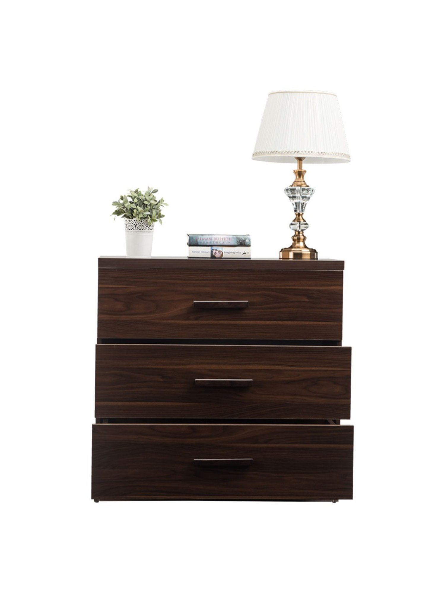 Durian Nina Dark Cherry Engineered Wood Chest of Drawers in Red Finish