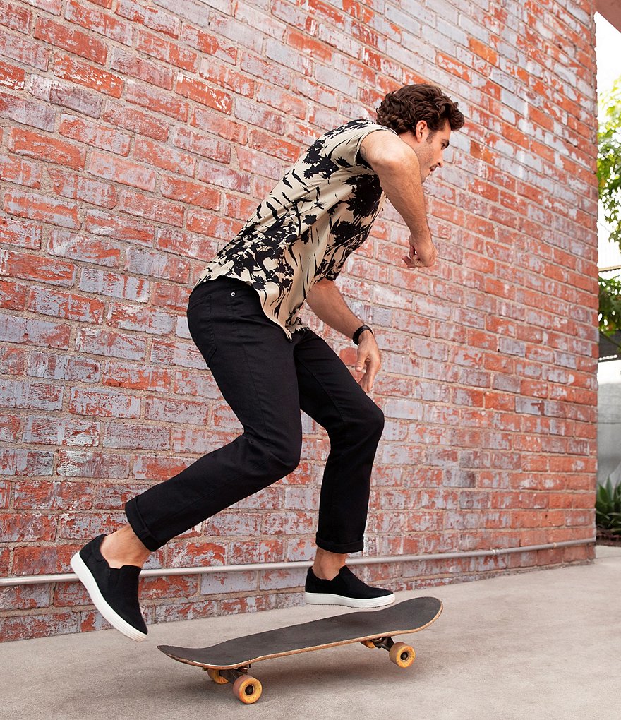 ECCO Men's Soft 7 Perforated Slip-On Sneakers