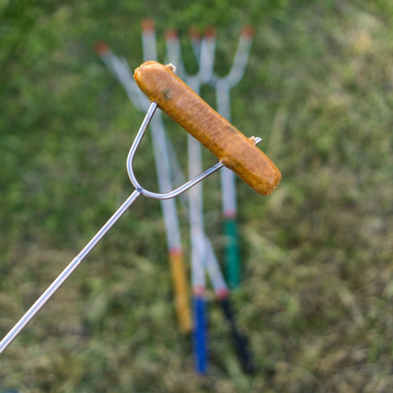 Grill Marshmallow Roaster Sticks Silver - BBQ Dragon