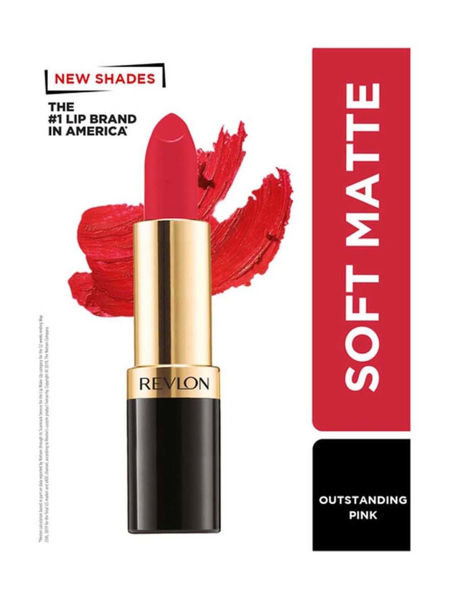 Revlon Super Lustrous Lipstick Bold Matte Outstanding Pink - 4.2 gm