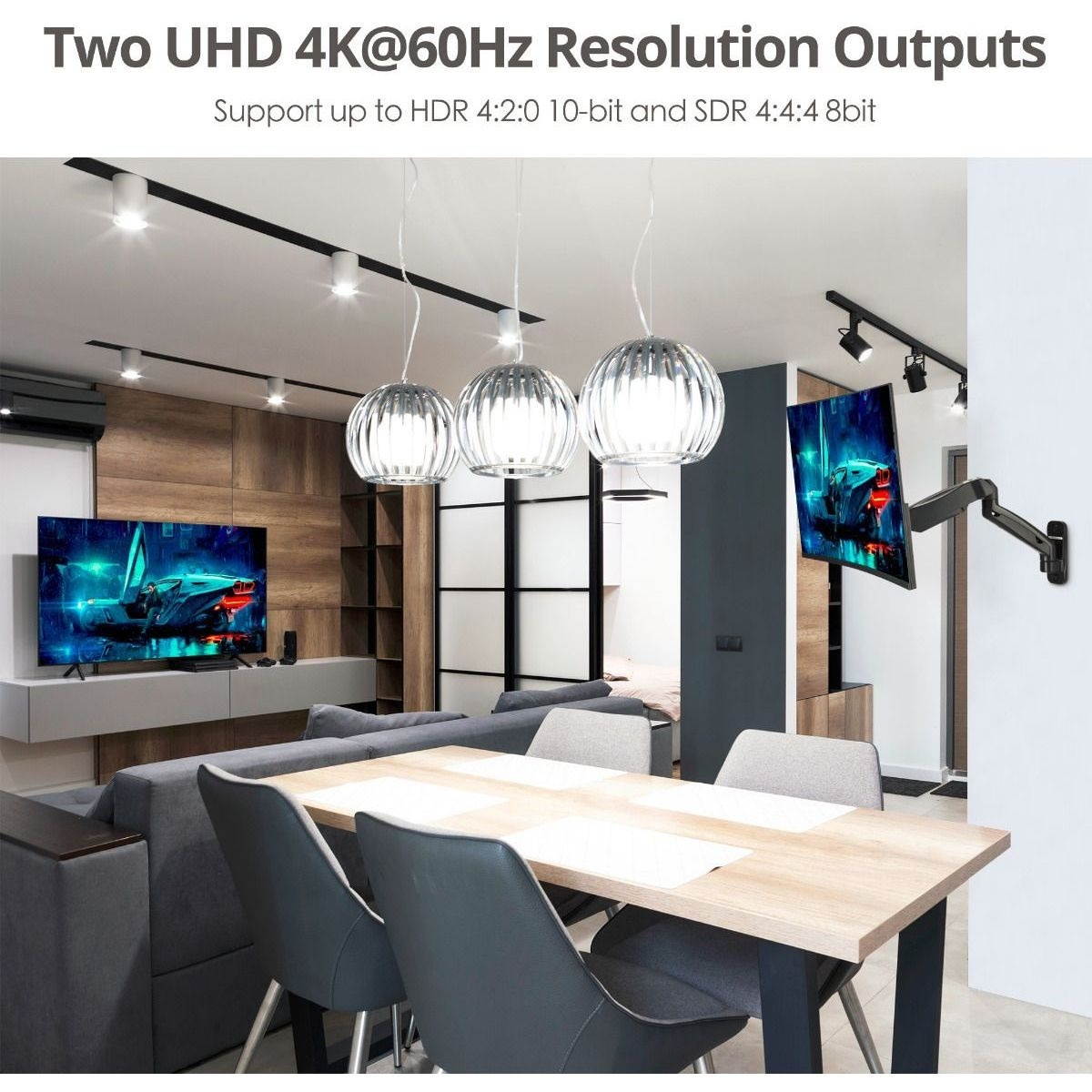 SIIG 1x2 HDMI 2.0 4K HDR Splitter