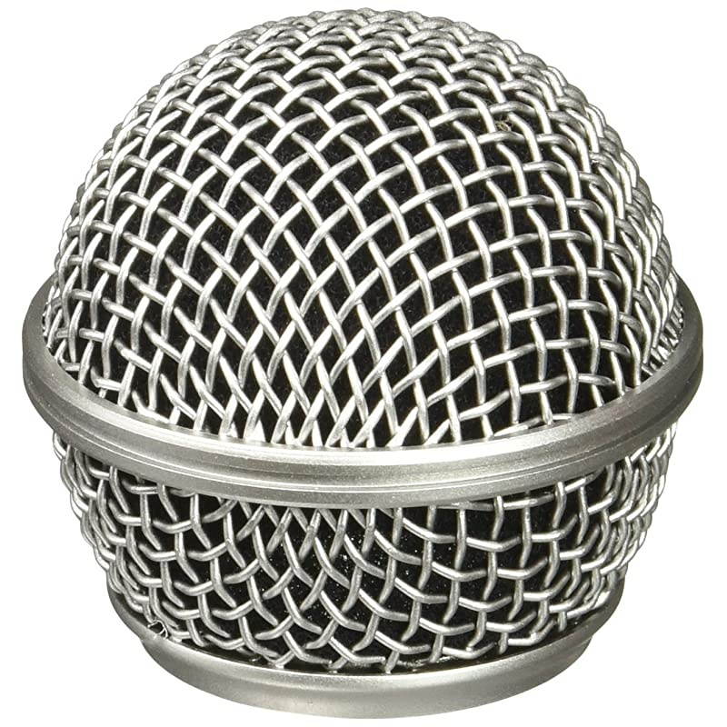 M58S Mesh Grill Replacement for Shure SM58-Original Brushed Nickel