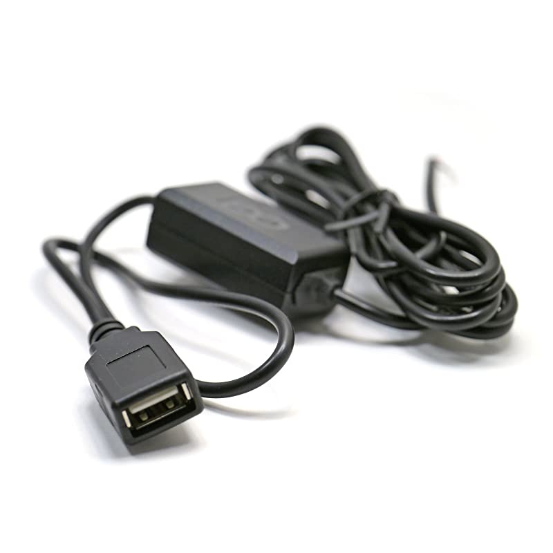 Tech Ultra Compact USB Direct Hardwire Adapter Kit for Apple iPhone 7 6 6plus 5 5S 5C 4 3G 3 HTC One Nokia Lumia Google Nexus Sony Xperia LG Optimus Smartphone Phone GPS SiriusXM Radio Dash Cam