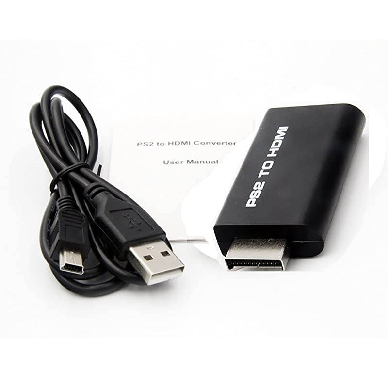 to HDMI Converter with 3.5mm Output for HDTV HDMI Monitor