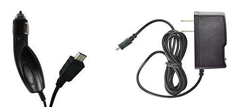 AT&T Cingular Flip M3620, Alcatel Cingular Flip 2, QuickFlip, Samsung Galaxy J3, Samsung Galaxy J7, LG K20 - Premium Bundle Pack - Micro USB Car Charger + Travel Wall Charger + Atom LED